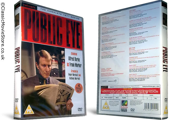 Public Eye 1971 DVD Set - Click Image to Close