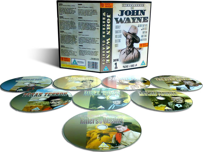 John Wayne 8 DVD Box Set - Click Image to Close