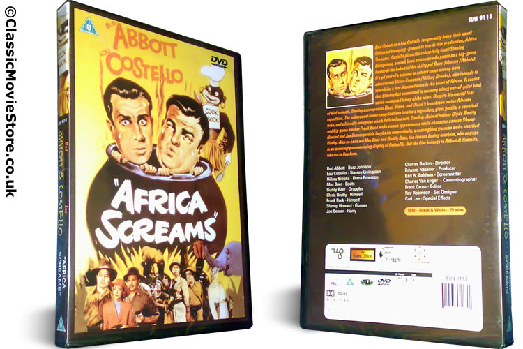 Africa Screams Abbott and Costello DVD - Click Image to Close