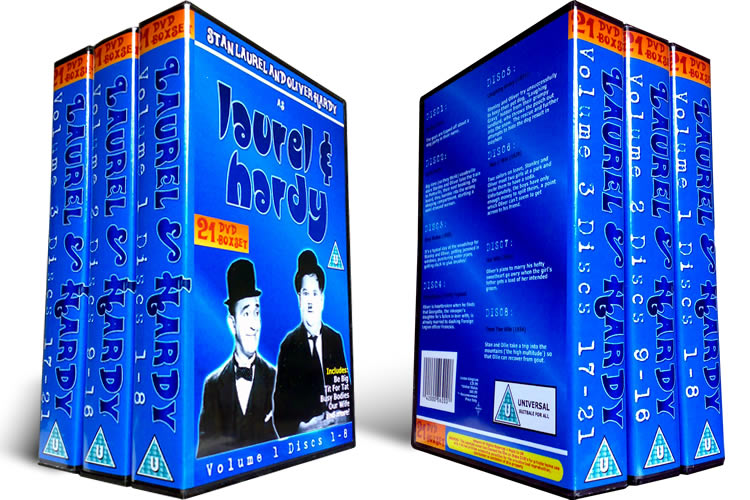 Laurel and Hardy 21 DVD Boxset - Click Image to Close