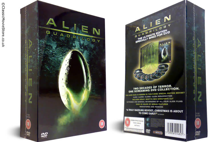 Alien DVD Complete Quadrilogy - Click Image to Close