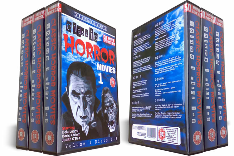 Classic Horror DVD Boxset - Click Image to Close