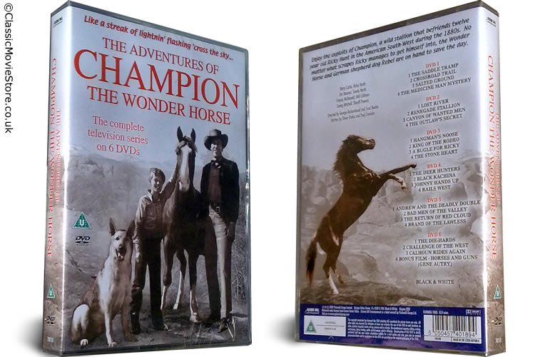 Champion The Wonder Horse DVD Set - Click Image to Close