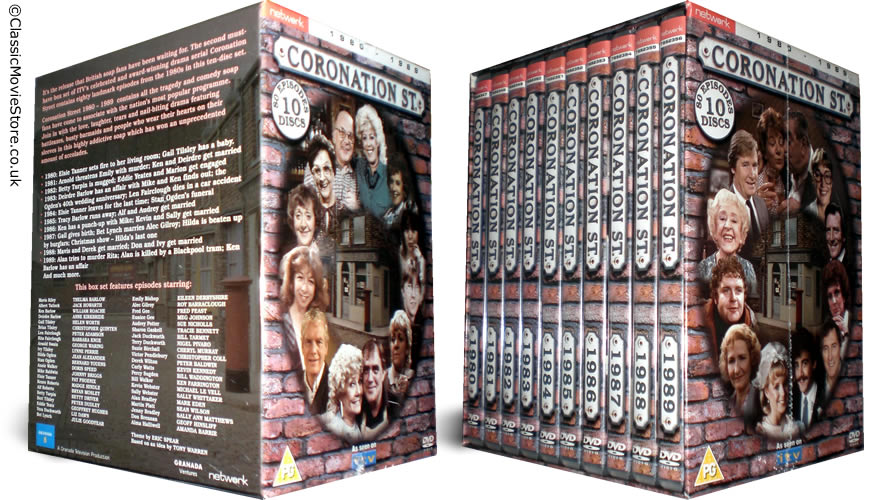 Coronation Street DVD Set 80's - Click Image to Close