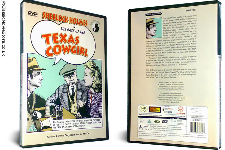 Sherlock Holmes The Case of the Texas Cowgirl DVD - Click Image to Close