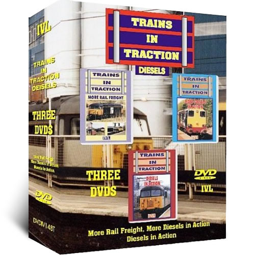 Diesel Trains in Action Triple DVD Boxset - Click Image to Close