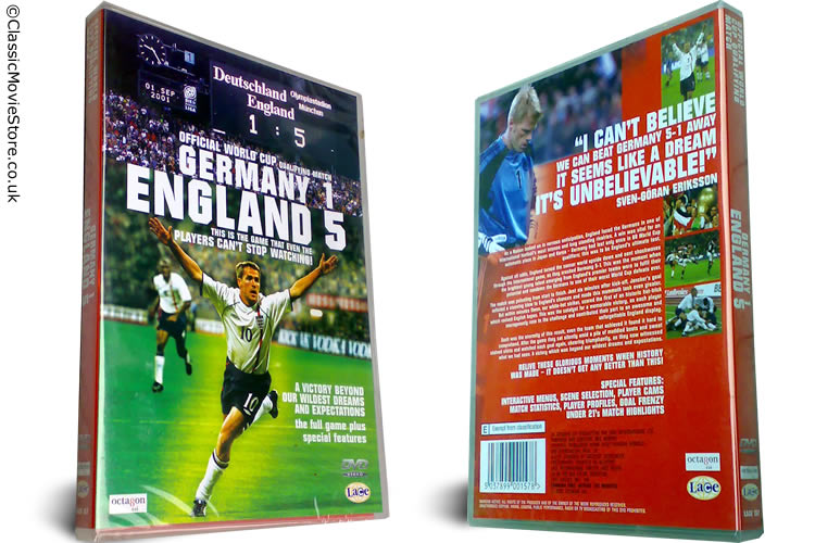 Germany 1 England 5 DVD - Click Image to Close