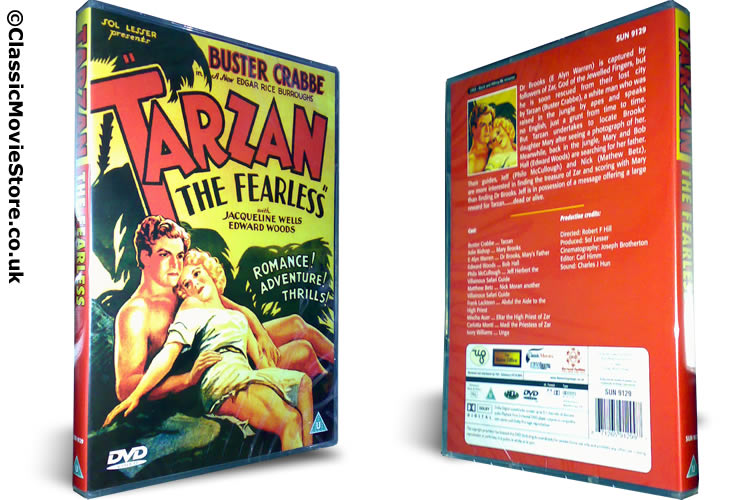 Buster Crabbe Tarzan the Fearless DVD - Click Image to Close