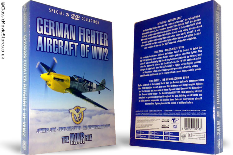 German Fighter Aircraft of WW2 DVD Boxset - Click Image to Close