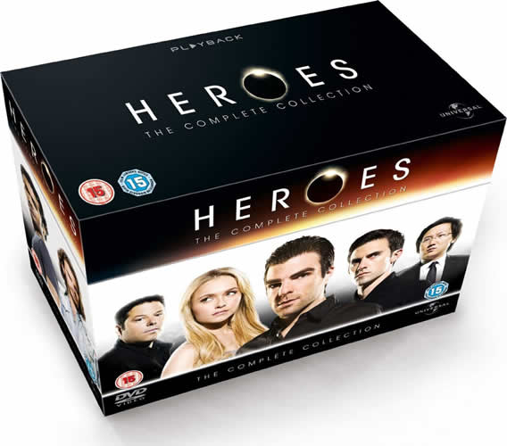 Heroes Complete DVD Collection - Click Image to Close
