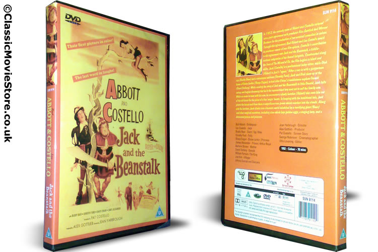 Jack and The BeanStalk Abbott and Costello DVD - Click Image to Close