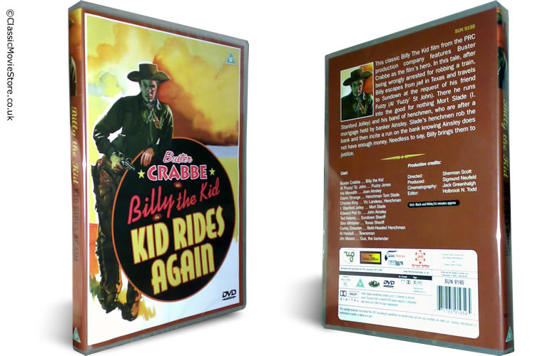 Billy the Kid Rides Again DVD - Click Image to Close