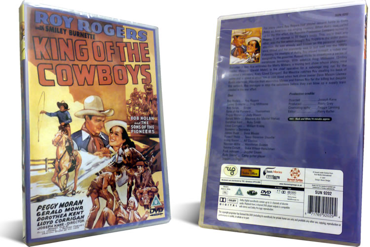 Roy Rogers King of the Cowboys dvd. - Click Image to Close