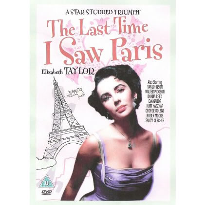 The Last Time I Saw Paris Elizabeth Taylor DVD - Click Image to Close