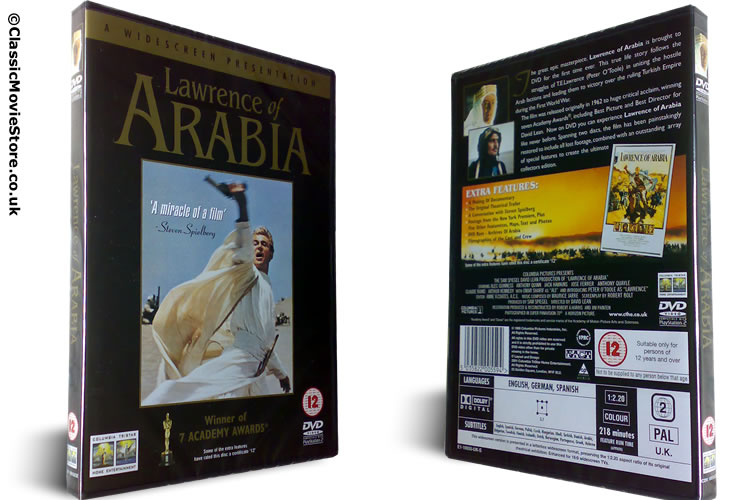 Lawrence of Arabia DVD - Click Image to Close