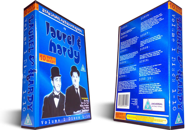 Laurel and Hardy 16 DVD Collectors Boxset - Click Image to Close