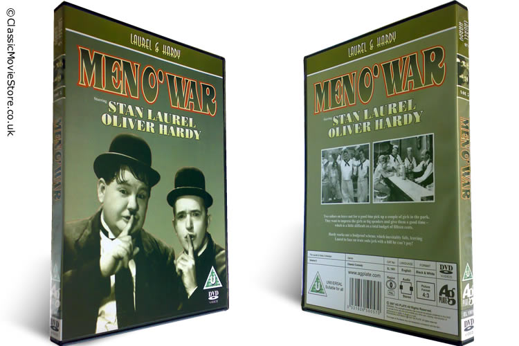 Laurel and Hardy Men O' War DVD - Click Image to Close