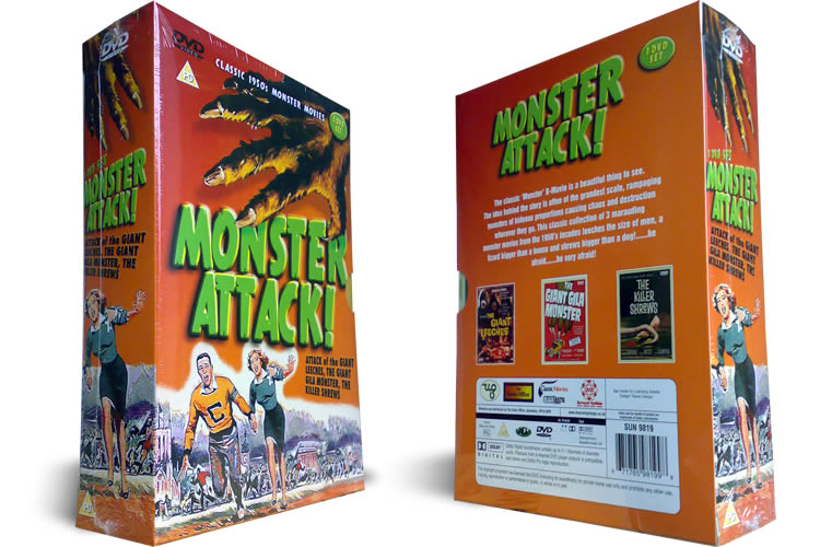 Monster Attack Triple DVD Boxset - Click Image to Close