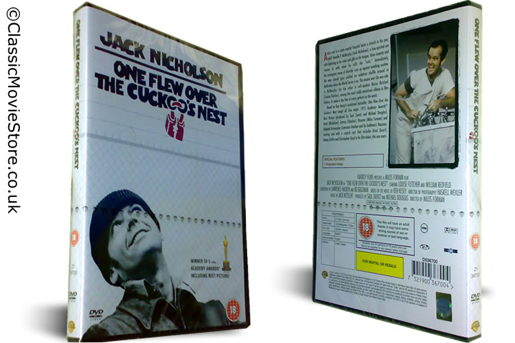 One Flew Over the Cuckoos Nest DVD - Click Image to Close