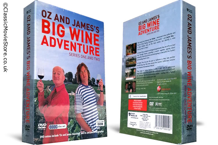 Oz and James's Big Wine Adventure DVD - Click Image to Close