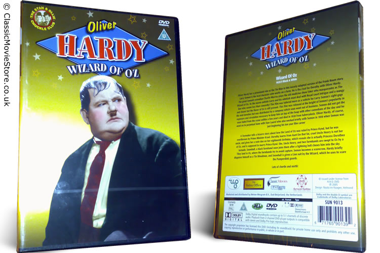 Oliver Hardy Wizard Of Oz DVD - Click Image to Close