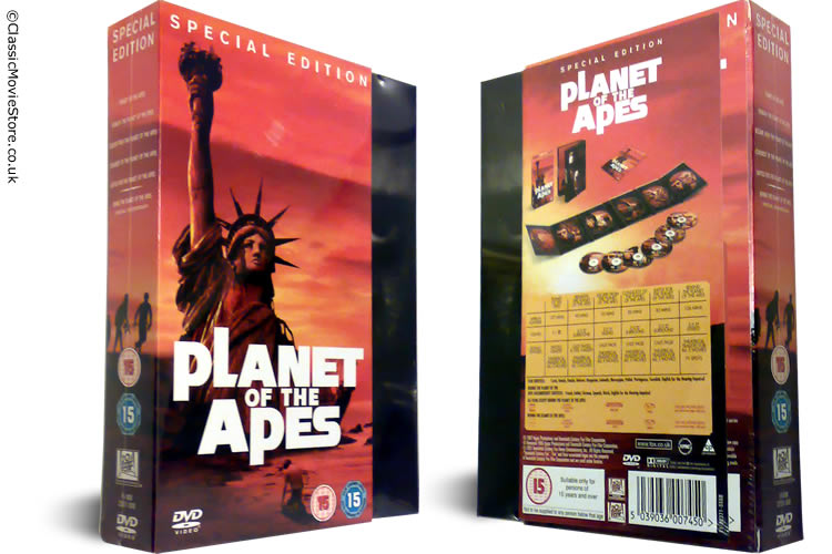 The Planet of the Apes DVD Collection - Click Image to Close