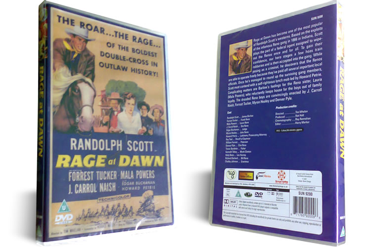 Randolph Scott Rage at Dawn DVD - Click Image to Close