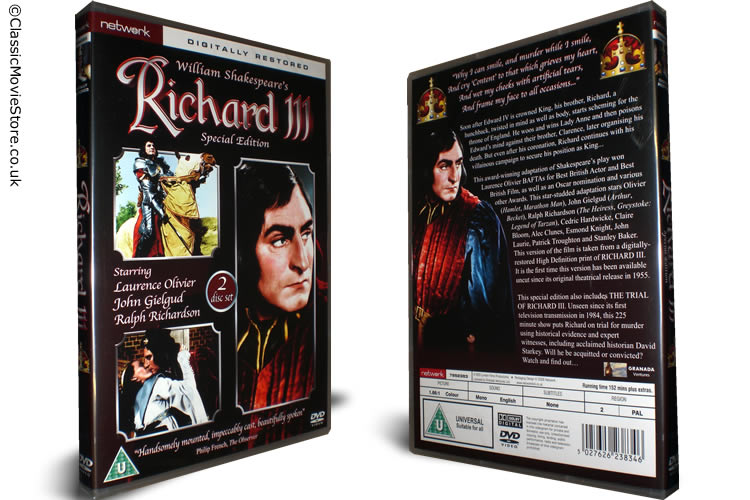 Richard III DVD - Click Image to Close