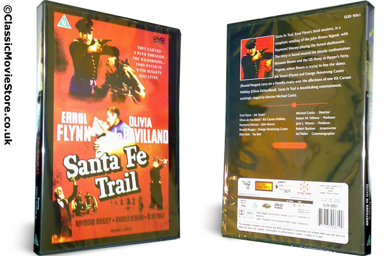 Santa Fe Trail Errol Flynn DVD - Click Image to Close
