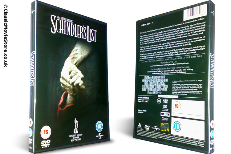 Schindler's List DVD - Click Image to Close