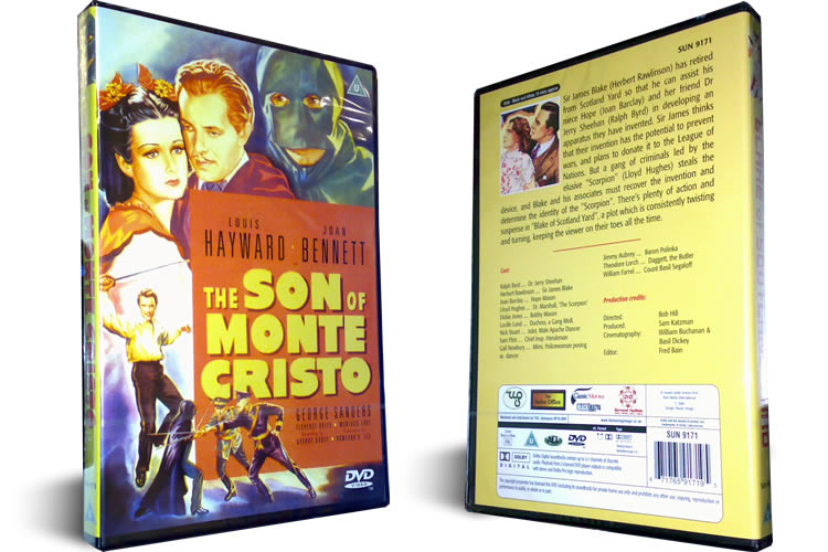 The Son of Monte Cristo DVD - Click Image to Close