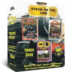 Steam On The Line Triple DVD Boxset - Click Image to Close