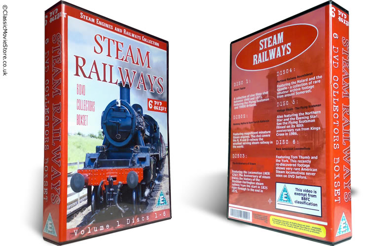 Steam Railways 6 DVD Boxset - Click Image to Close