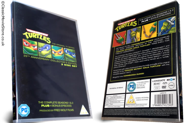 Teenage Mutant Ninja Turtles DVD - Click Image to Close