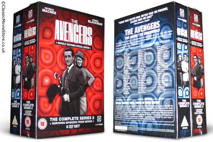 The Avengers DVD Set - Click Image to Close