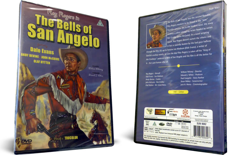 Roy Rogers The Bells of San Angelo dvd - Click Image to Close