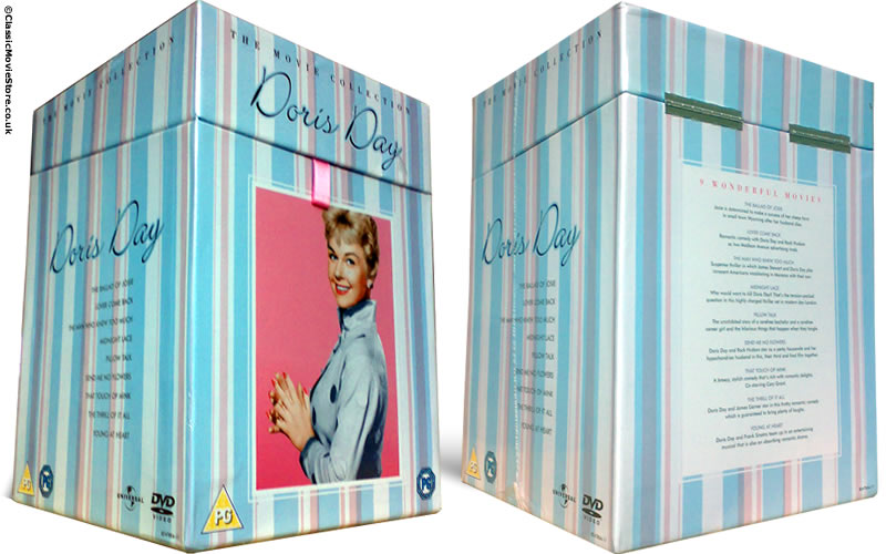 Doris Day The Movie Collection 9 DVD Boxset - Click Image to Close
