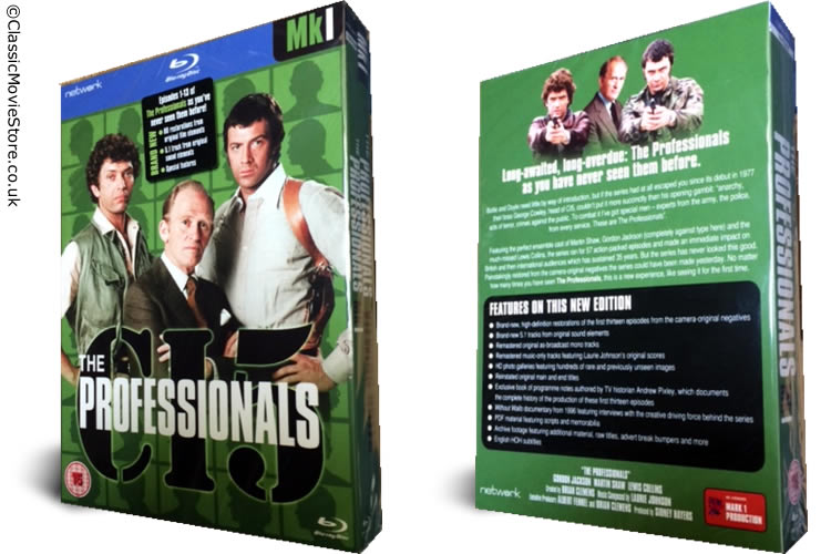 The Professionals Blue Ray box set - Click Image to Close