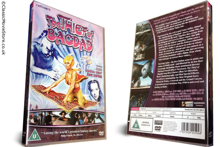 The Thief of Bagdad DVD - Click Image to Close