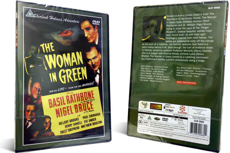 Sherlock Holmes The Woman In Green DVD - Click Image to Close