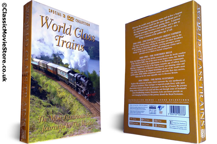 World Class Trains Triple DVD Boxset - Click Image to Close