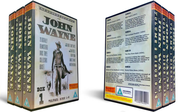 John Wayne 20 DVD Collectors Boxset - Click Image to Close